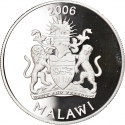 5 Kwacha 2006, KM# 160, Malawi, Journey Through Africa, African Elephant