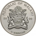 5 Kwacha 2009, Malawi, Papal Visits, John Paul II in Cuba