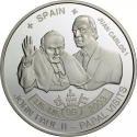 5 Kwacha 2011, Malawi, Papal Visits, John Paul II in Spain