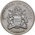 5 Kwacha 2005, Malawi, Papal Visits, John Paul II in the United Kingdom