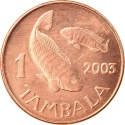 1 Tambala 2003, KM# 33a, Malawi