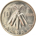 10 Tambala 1989, KM# 10.2a, Malawi