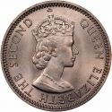 10 Cents 1953-1961, KM# 2, Malaya and British Borneo, Elizabeth II
