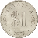 1 Ringgit 1971-1986, KM# 9, Malaysia