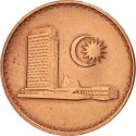 1 Sen 1973-1988, KM# 1a, Malaysia
