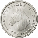 10 Francs 1961, KM# 3, Mali