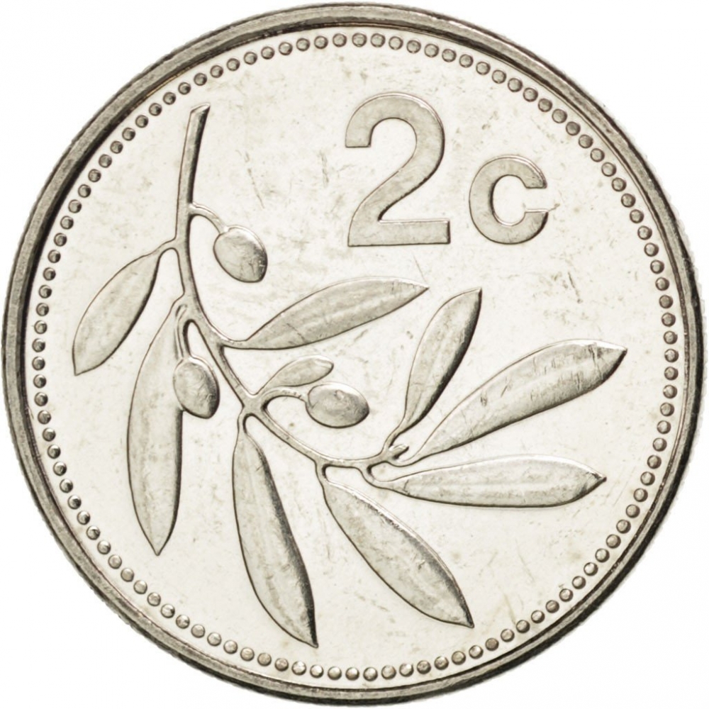 2 Cents 1991-2007, KM# 94, Malta