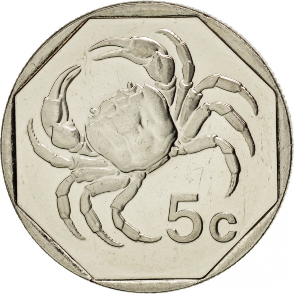 5 Cents 1991-2007, KM# 95, Malta