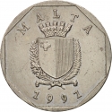 50 Cents 1991-2007, KM# 98, Malta