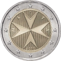 2 Euro 2008-2021, KM# 132, Malta