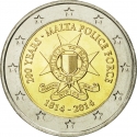2 Euro 2014, KM# 151, Malta, 200th Anniversary of the Malta Police Force