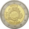 2 Euro 2012, KM# 139, Malta, 10th Anniversary of Euro Coins and Banknotes