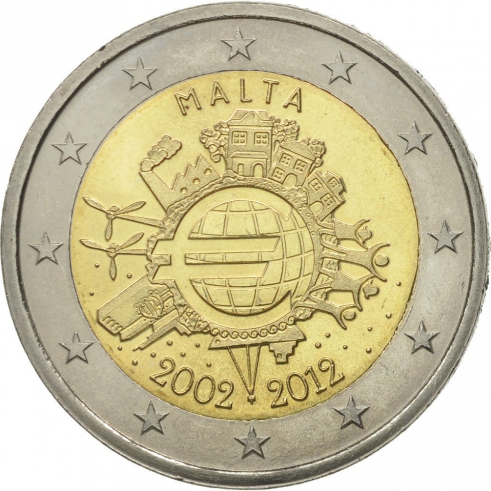 2 Euro Malta 2012 Km 139 Coinbrothers Catalog