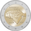 2 Euro 2024, Malta, Maltese Cities with City Walls, Citadella Gozo