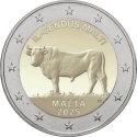 2 Euro 2025, Malta, Native Species, Maltese Ox