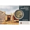 2 Euro 2018, KM# 191, Malta, Maltese Prehistoric Sites, Mnajdra Temples, Without mintmark, in coincard (front)