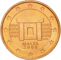 2 Euro Cent 2008-2023, KM# 126, Malta