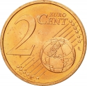 2 Euro Cent 2008-2023, KM# 126, Malta