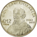 2 Liri 1974, KM# 24, Malta, Great Maltese Thinkers, Giovanni Francesco Abela