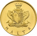 5 Liri 1972, KM# 15, Malta, Independence Day of Malta