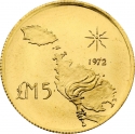 5 Liri 1972, KM# 15, Malta, Independence Day of Malta