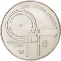 5 Liri 1983, KM# 65, Malta, International Year of Disabled Persons