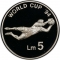 5 Liri 1993, KM# 107, Malta, 1994 Football (Soccer) World Cup in the United States