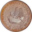 5 Liri 1984, KM# 64, Malta, Food and Agriculture Organization (FAO), World Fisheries Conference