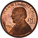 1 Lira 1972, Malta, Manwel Dimech