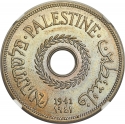 20 Mils 1927-1941, KM# 5, Mandatory Palestine