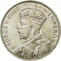 1 Rupee 1934, KM# 17, Mauritius, George V