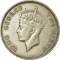 1 Rupee 1950-1951, KM# 29, Mauritius, George VI