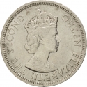 1 Rupee 1956-1978, KM# 35, Mauritius, Elizabeth II