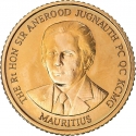 100 Rupees 1988, KM# 57, Mauritius, Dodo Gold