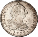 8 Reales 1772-1789, KM# 106, Mexico, New Spain, Charles III of Spain