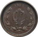 1 Centavo 1899-1905, KM# 394, Mexico