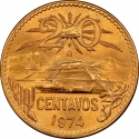 20 Centavos 1971-1974, KM# 441, Mexico