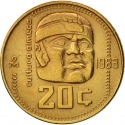 20 Centavos 1983-1984, KM# 491, Mexico