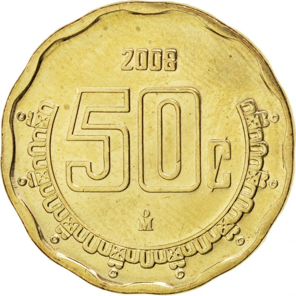 50 Centavos Mexico 1992-2009, KM# 549 | CoinBrothers Catalog
