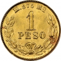 1 Peso 1870-1905, KM# 410, Mexico
