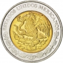 1 Peso 1996-2023, KM# 603, Mexico