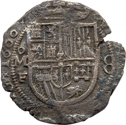 100 Pesos 2012, KM# 964, Mexico, Numismatic Heritage of Mexico, Philip III Cob 8 Reales, 8 Reales 1608, Philip III