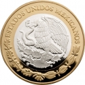 100 Pesos 2012, KM# 966, Mexico, Numismatic Heritage of Mexico, Maximilian I Second Mexican Empire 1 Peso