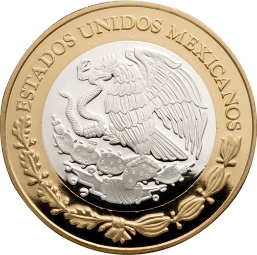 100 Pesos 2012, KM# 967, Mexico, Numismatic Heritage of Mexico, Republican Hand on Book 8 Escudos