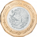 20 Pesos 2019, KM# 991, Mexico, 500th Anniversary of the Founding the Port City of Veracruz
