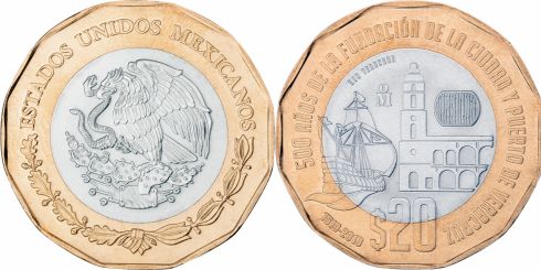 20 Pesos Mexico 2019 | CoinBrothers Catalog