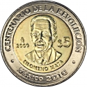 5 Pesos 2009, KM# 907, Mexico, 100th Anniversary of the Mexican Revolution, Filomeno Mata