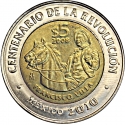 5 Pesos 2008, KM# 899, Mexico, 100th Anniversary of the Mexican Revolution, Francisco Villa