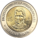 5 Pesos 2010, KM# 929, Mexico, 200th Anniversary of Mexican Independence, Guadalupe Victoria