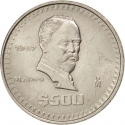 500 Pesos 1986-1992, KM# 529, Mexico